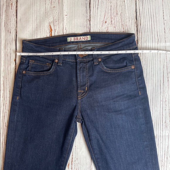 J Brand 25 GIG Pure dark wash mid-rise crop Flared - Picture 7 of 15